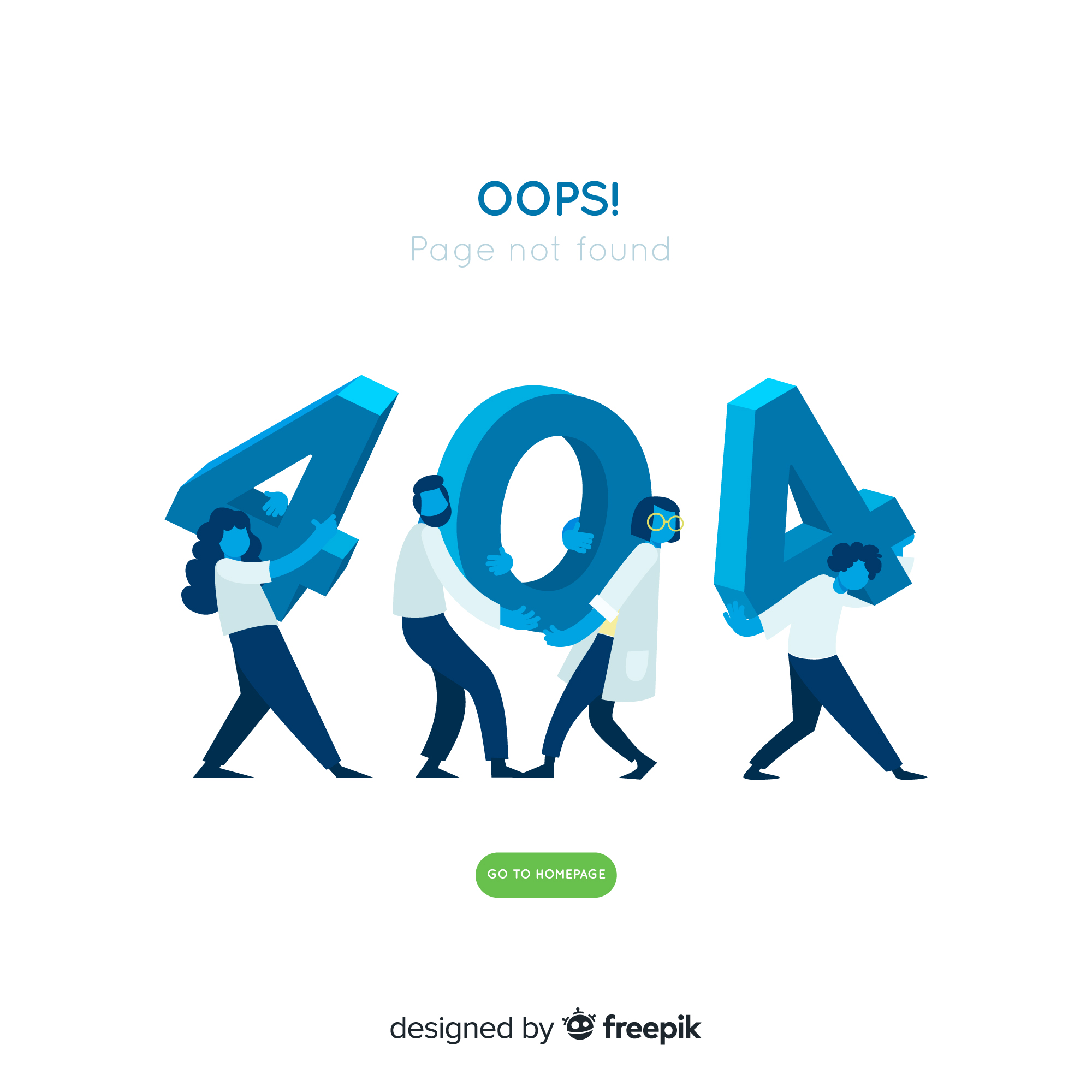 404 Error Page Design Project